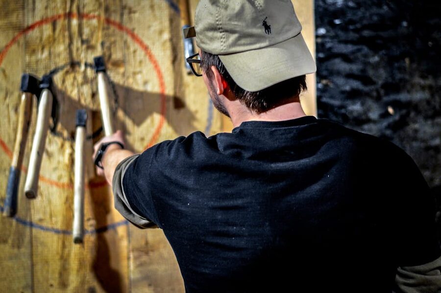 Axe Throwing Experience in Gdansk - Learning the throw before chasing the bullseye