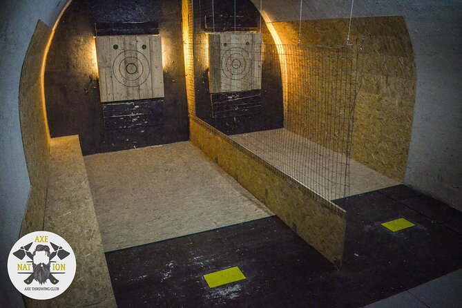 Axe Throwing Krakow in Axe Nation - best club in Poland - Inside Axe Nation at Grodzka 46