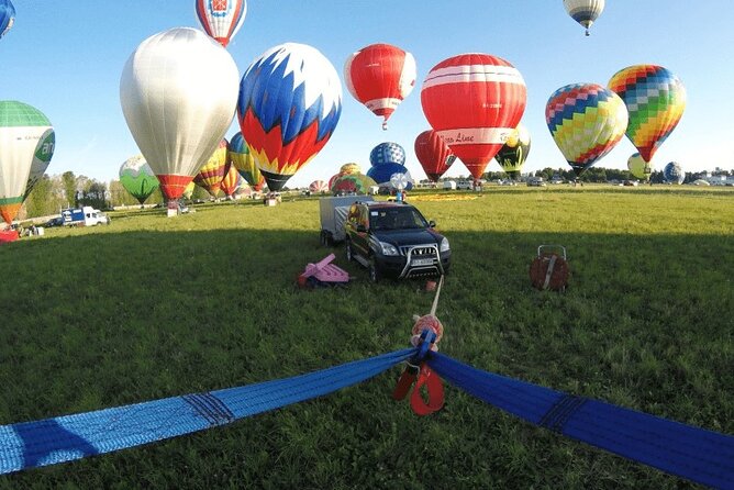 Balloon flight day tour from Warsaw - Seeing the Narew River from a balloon