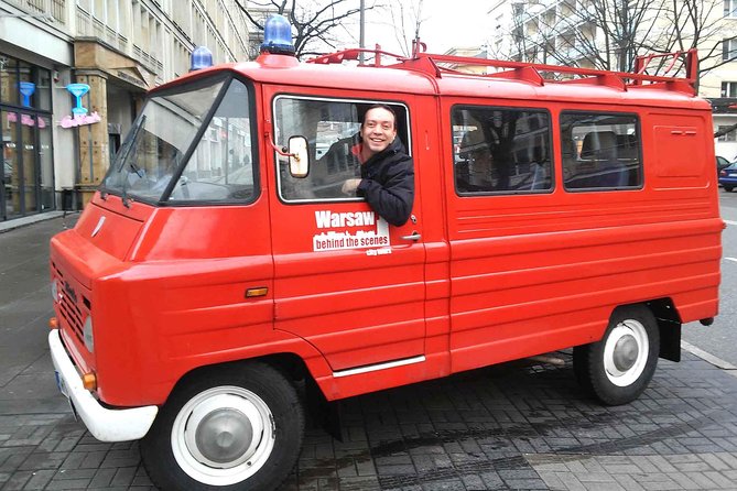 Best of Warsaw - private tour by retro minibus with hotel pickup - The Barbican shows how much was rebuilt