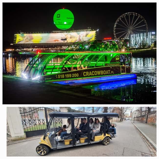 City Tour Cracow golf car plus Cruise on the Vistula River. - Key Points Before You Book