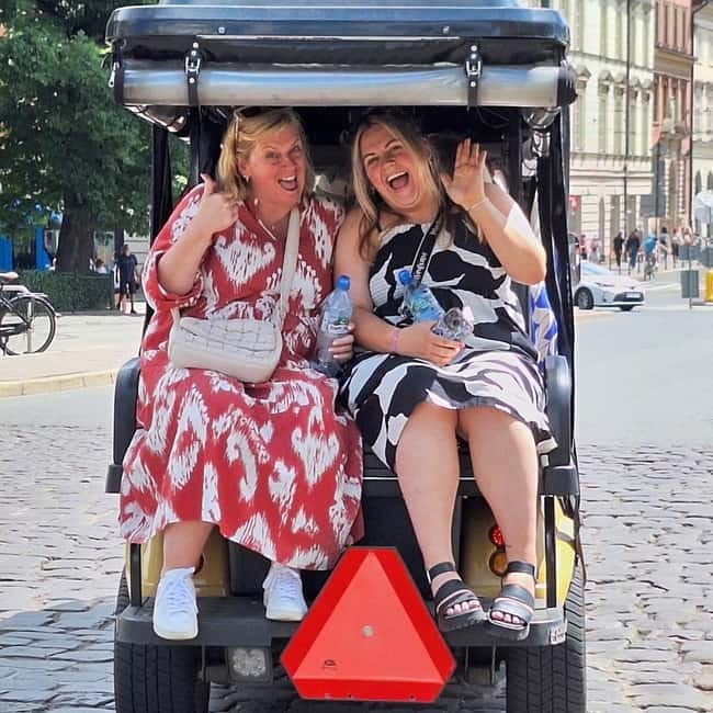 City Tour Cracow golf car plus Cruise on the Vistula River. - Guide Quality, Comfort, and Pace