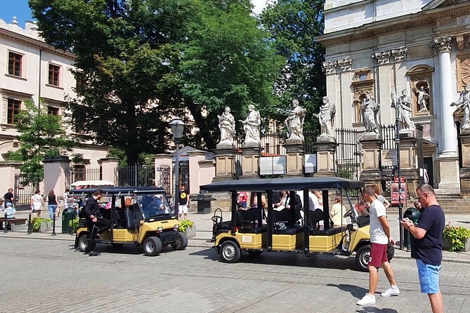 Cracow guided Full tour by Golf Cart-Family Discount - Price, timing, and pickup