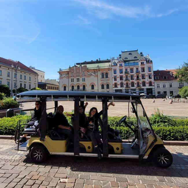 Cracow sightseeing tour by electric golf cart - Kazimierz and its Jewish heritage
