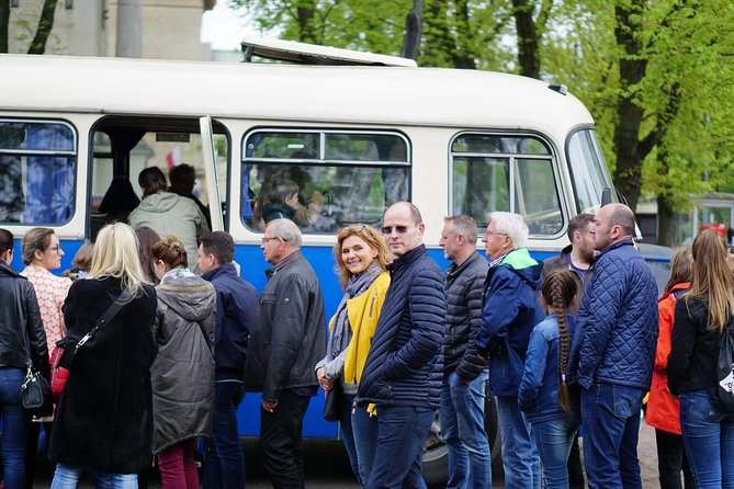 Discover the Dark Side of Warsaw in Praga District by Retro Bus - E.Wedel: a sweet start with historical weight