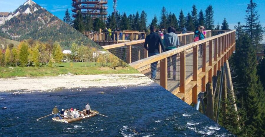 Dunajec River Gorge Rafting and Tree Top Walk from Krakow - From Krakow to the Pieniny Mountains