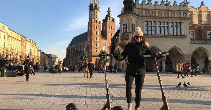 Electric Scooter Tour Krakow - Jagiellonian University, the Main Square, and St. Mary’s