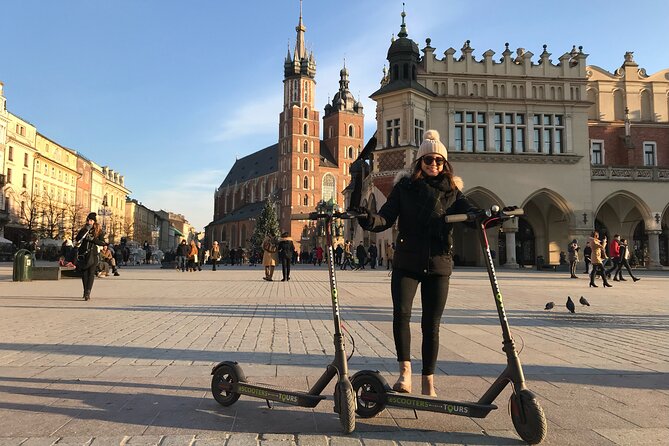 Electric Scooter Tours Kraków - Rynek Główny and the city’s central stories