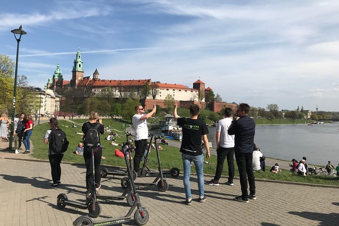 Electric Scooter Tours Kraków - The Wawel Dragon and the Vistula side