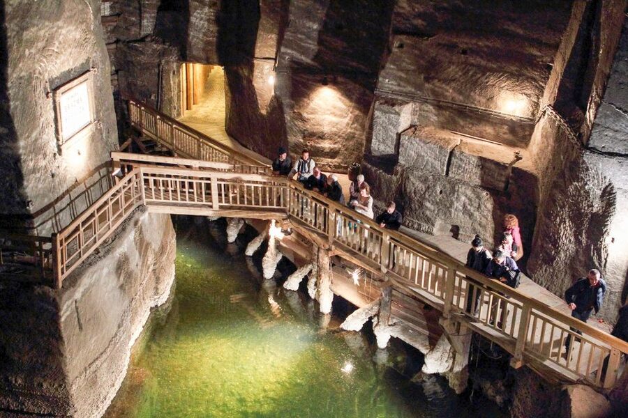 From Krakow: Half-Day Salt Mine and Schindler's Factory Tour - The transfer and break in Podgórze