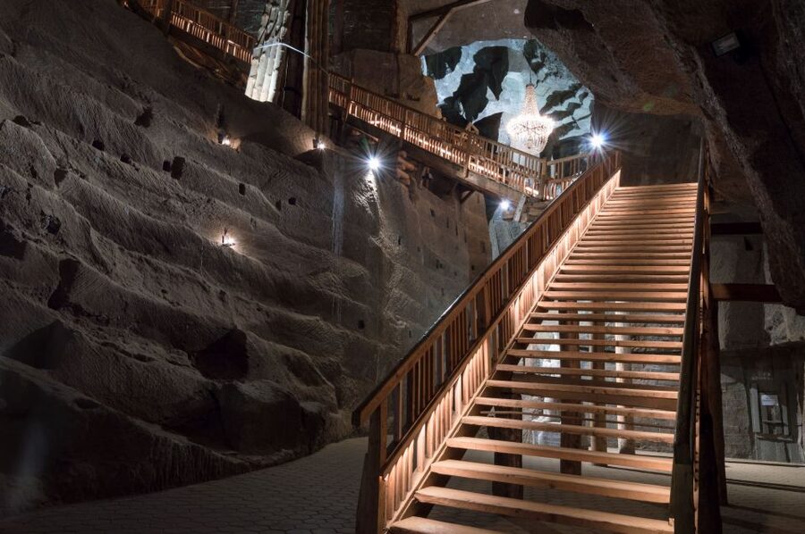 From Krakow: Private Wieliczka Salt Mine Tour - The Stairway Down To The Mine