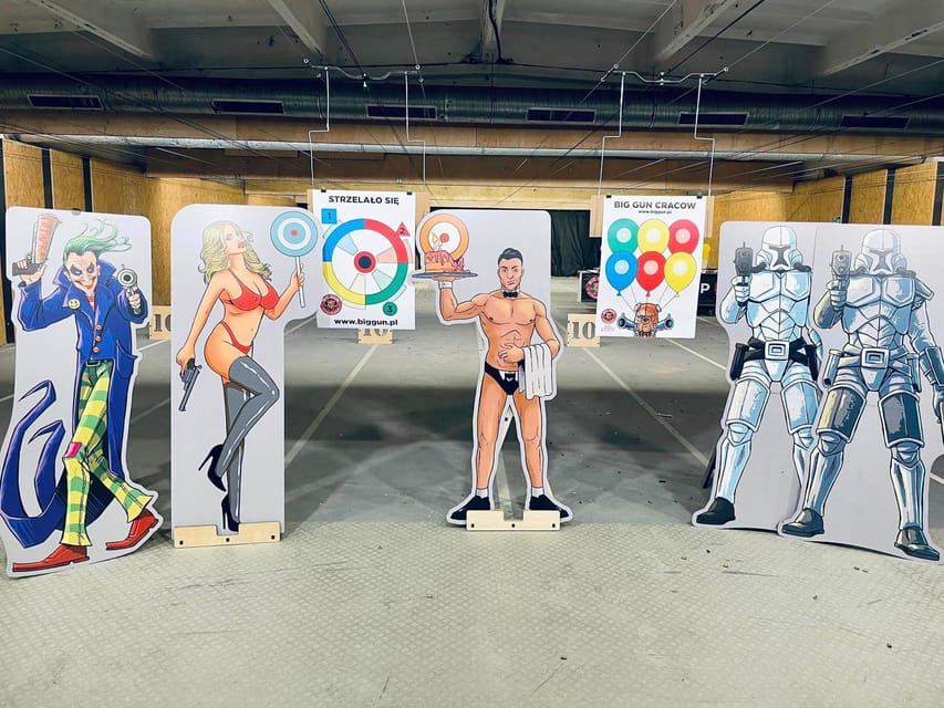 From Krakow: Shooting Range with Round-Trip Transportation - Choosing your weapons package