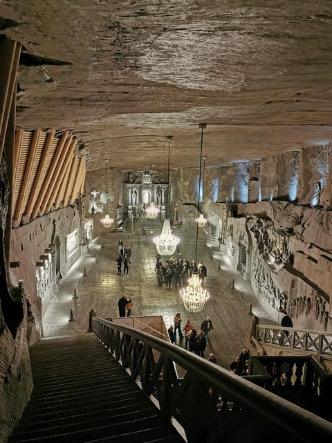 From Krakow: Wieliczka Salt Mine Guided Tour (Hotel Pick-up) - The underground restaurant and the final elevator