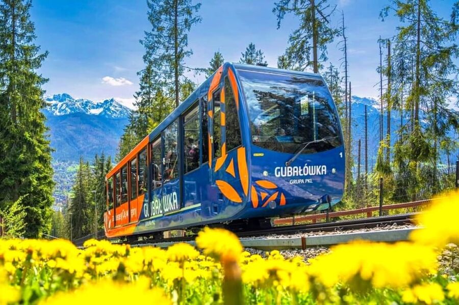 From Krakow: Zakopane & Tatra Mountains Tour with Cable Car - Riding the funicular to Gubałówka Hill