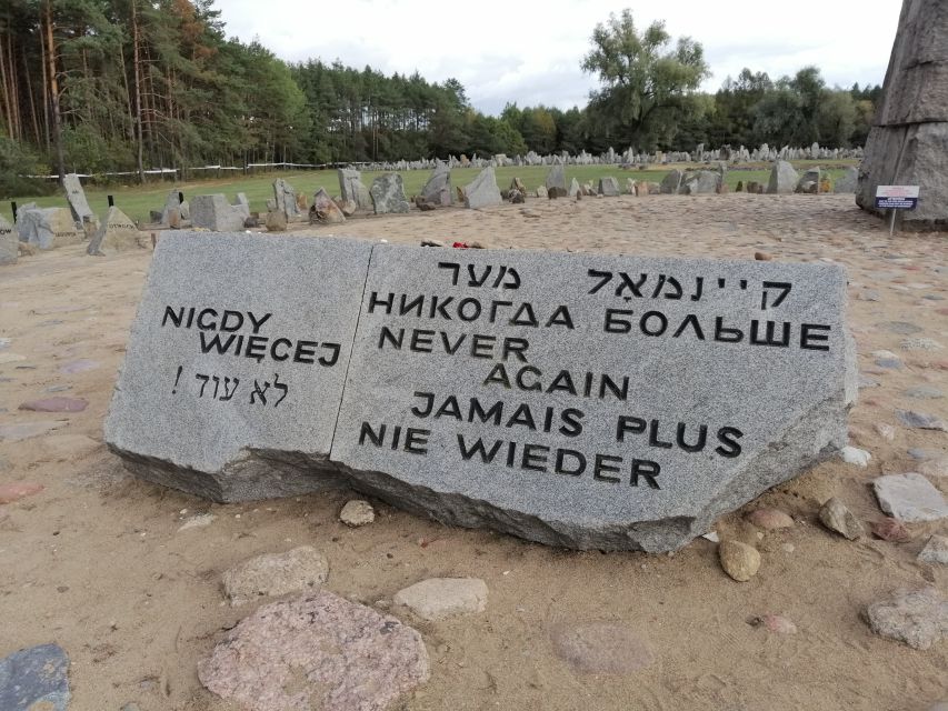 From Warsaw: Guided Tour of Treblinka Camp - Food, clothing, and accessibility