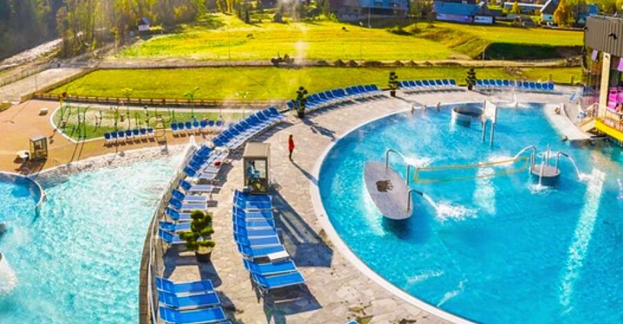 From Zakopane: Chocholow Thermal Baths with Hotel Transfers - Three hours inside Chocholowskie Thermal Baths