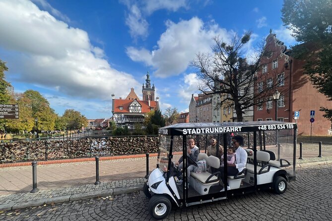 Gdansk: 2H City Sightseeing Tour LIVE GUIDED by Buggy/Golf cart - Why a golf buggy works well in Gdansk