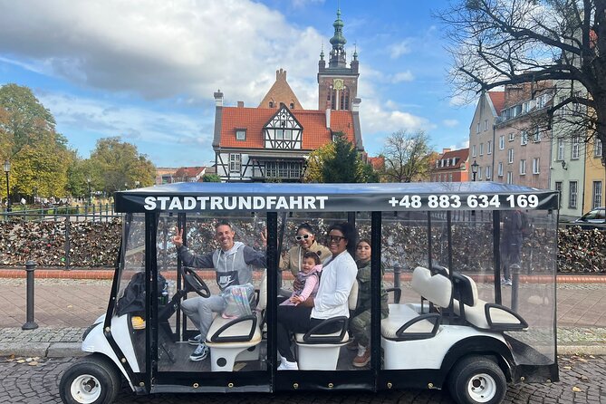 Gdansk: 2H City Sightseeing Tour LIVE GUIDED by Buggy/Golf cart - The Old Town beyond the main postcard streets
