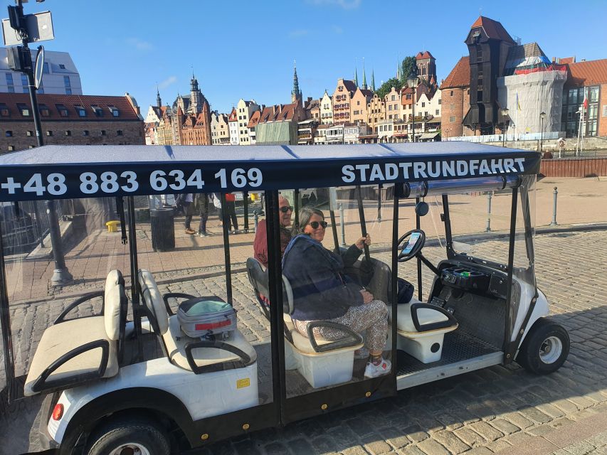 Gdansk: City Sightseeing Tour by Golf Cart/Buggy Guided Tour - St. Bridget’s Church and the Amber Museum
