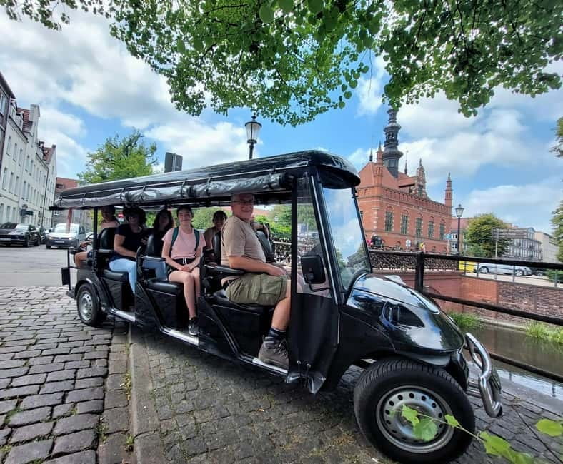 GDANSK City Tour by Golf Cart Live Guide & Sightseeing 90min - Along the Royal Route and through the Main City
