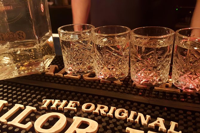 Gdansk EVERYDAY Vodka Tasting Tour - The 69-shot menu and the flaming vodka