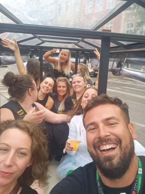 Gdansk: PartyBus in BuggyBus & Alcohol Included & Top Fun - How the 90-minute schedule works