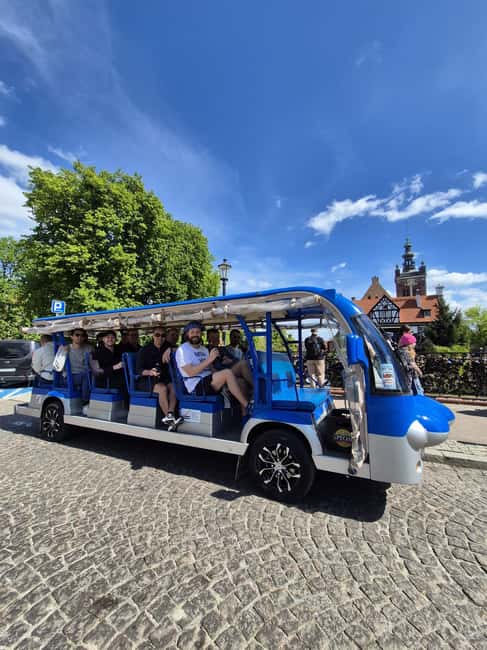 Gdansk:Private Beer City Tour Sightseeing By Golf Cart - The Crane, Soldek, and the waterfront