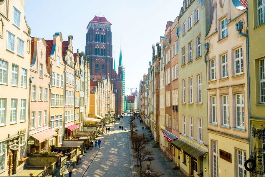 Gdansk: Private Old Town Tour - St. Mary’s Basilica and the tower panorama