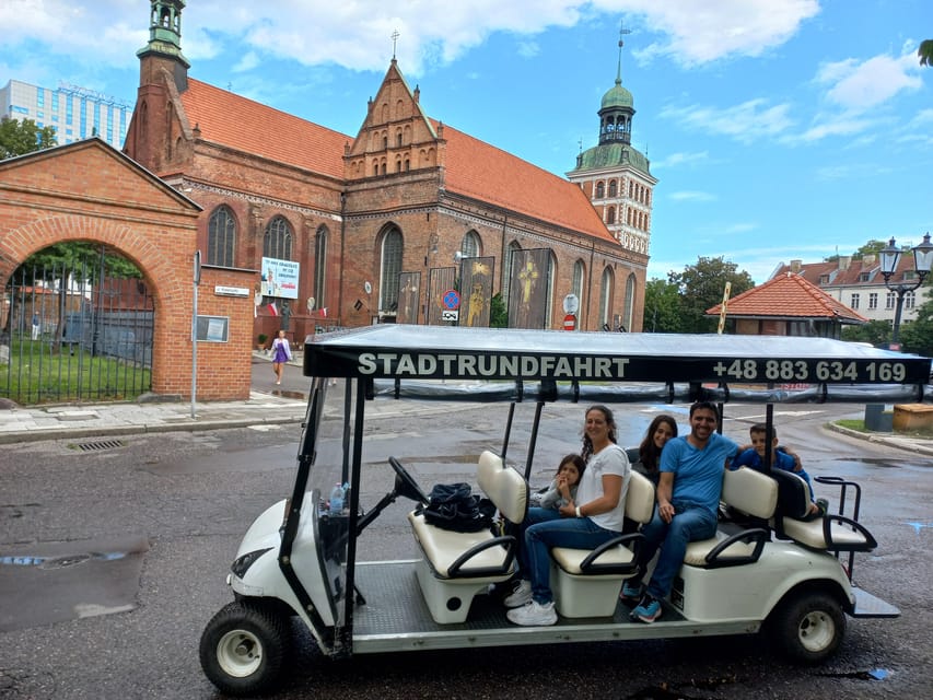 Gdansk: Private Top City Tour by Electric Cart & Live Guided - The Motława waterfront and the old port crane