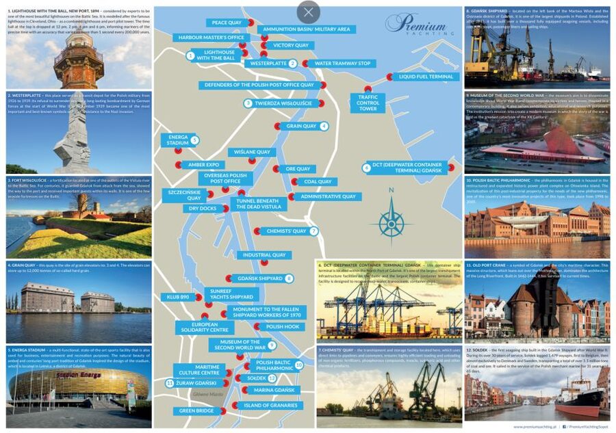 Gdansk: Scenic Evening Yacht Cruise with Welcome Drink - Entering the Port of Gdańsk