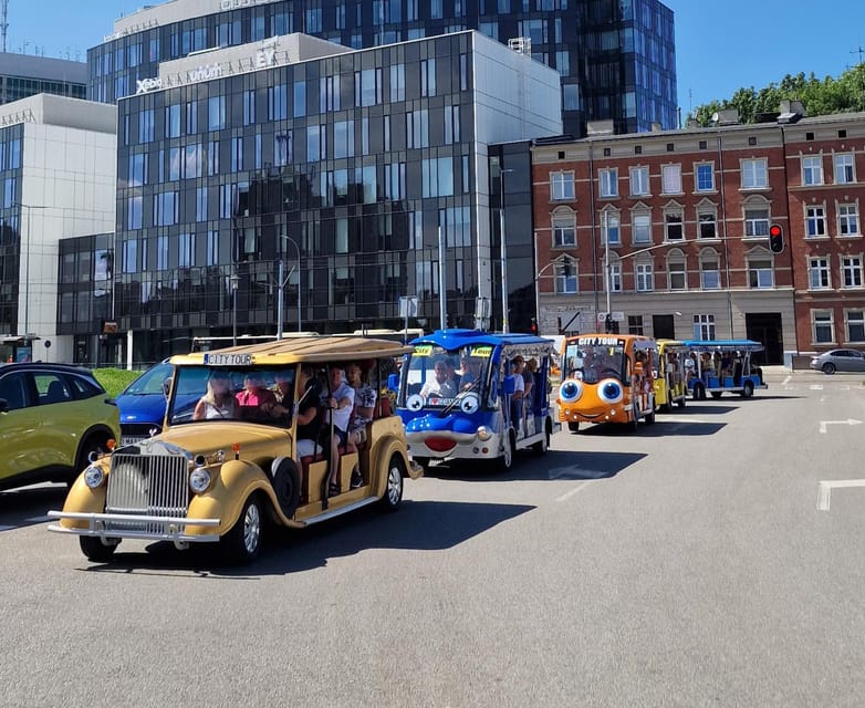 Gdansk: Shared or Private City Tour Sightseeing By Golf Cart - From the shipyard to Plac Solidarności