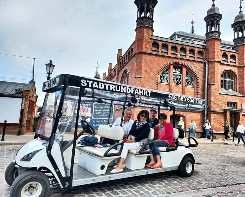 Gdansk Top Beer & Highlights Tour by Golf Cart/Buggy - What the golf cart adds to the sightseeing