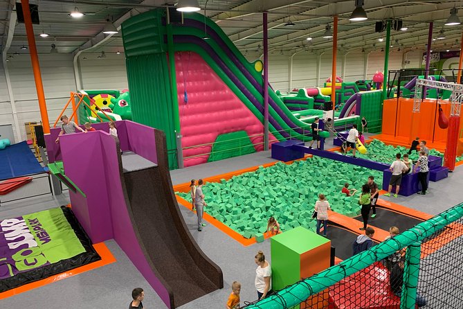GOjump MEGAPARK Kraków-Sikorki - 1 hour Trampoline Park ticket - Family rules for children aged 4 and older