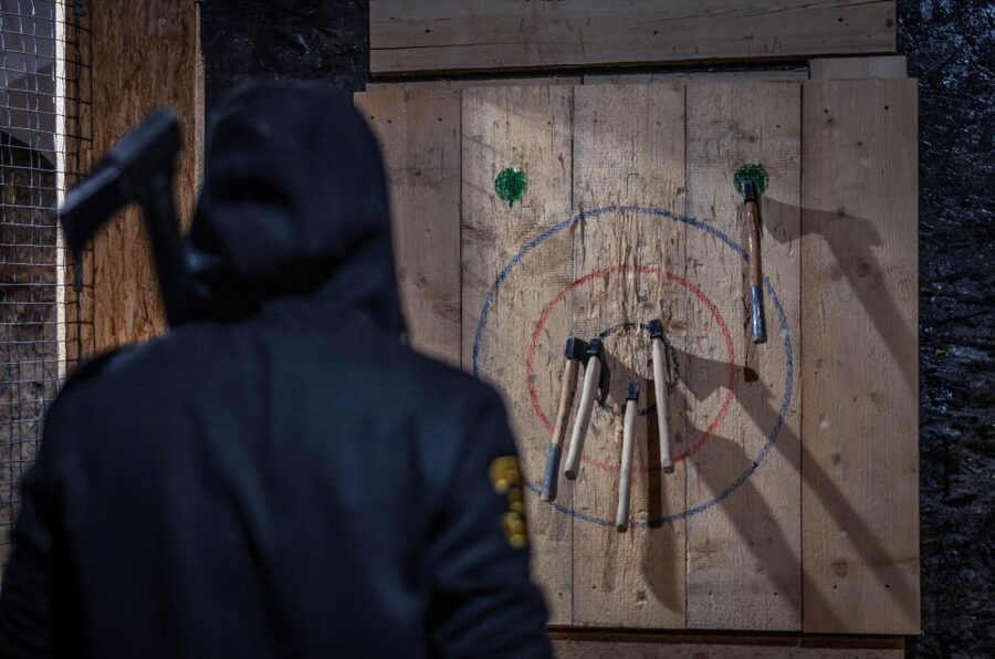 Kraków: Axe-Throwing in Axe Nation, the First Club in Europe - Meeting Polish champions and learning trick shots