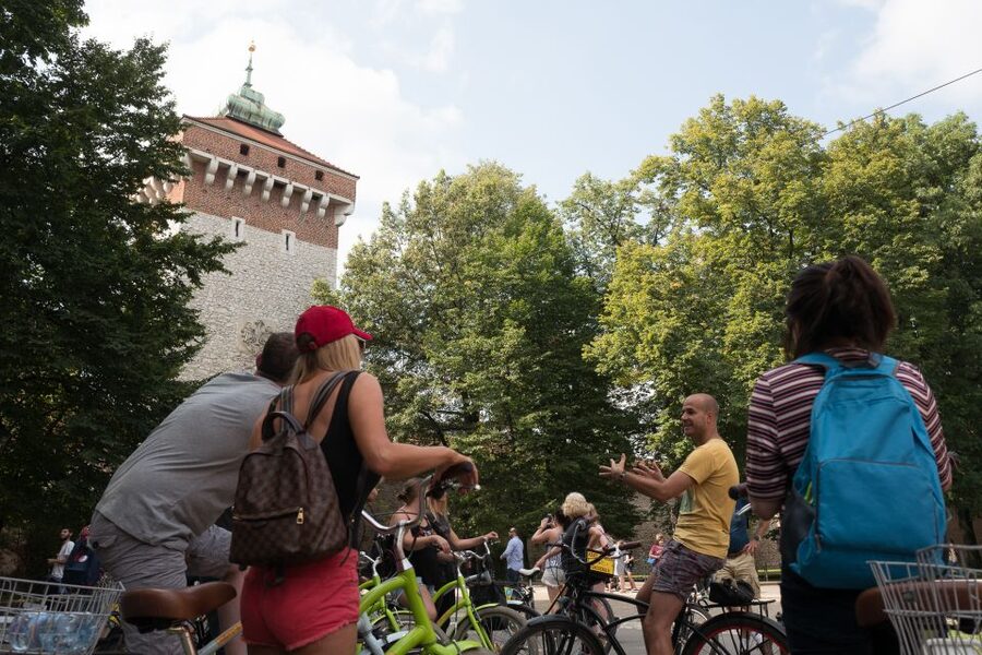 Krakow: Bike Tour of Old Town, Jewish Quarter and the Ghetto - The 30-minute break matters