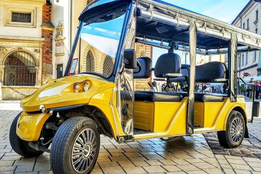 Krakow: City Golf Cart Tour and Schindler's Factory Museum - Podgorze and the change in mood