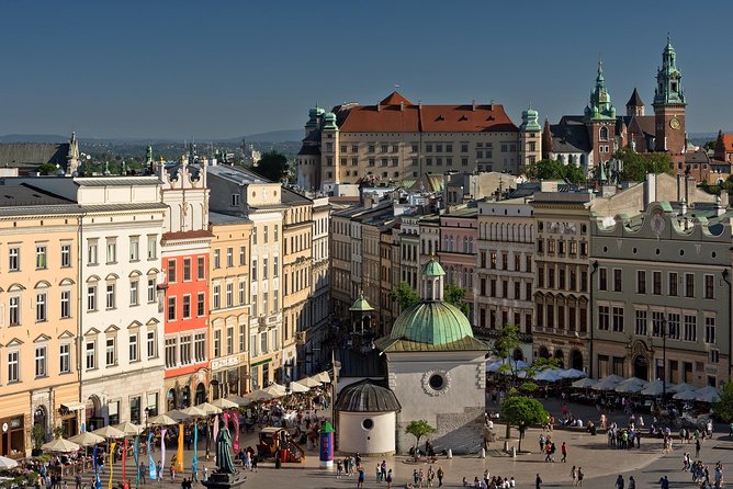 Krakow City Sightseeing by Electric Car - The Słowacki Theatre and the Barbican