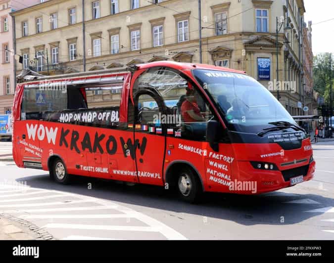 Krakow City SightSeeing hop on hop off bus and city game - Starting with the bus: an easy first look at Krakow