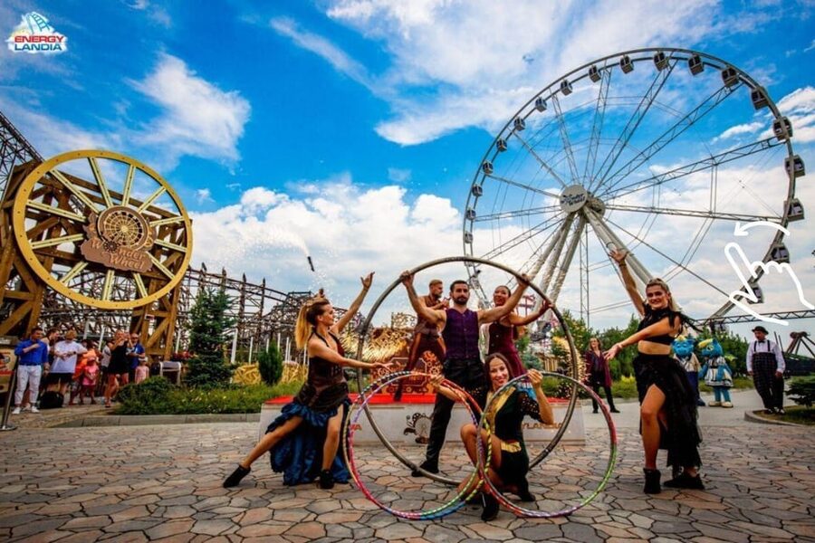 Krakow: Energylandia Park Entry Ticket and Optional Transfer - Shows, Stunt Driving, and Breaks From the Coasters