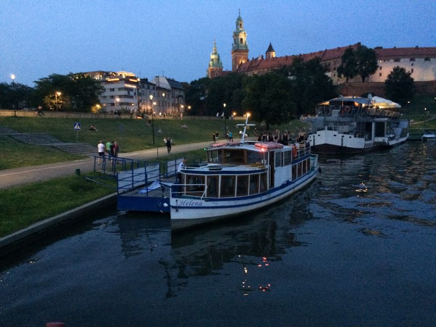 Krakow: Evening Cruise with a Glass of Wine - Church on the Rock and Kazimierz from the river