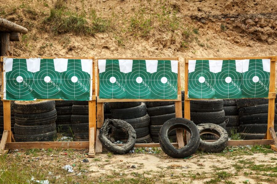 Krakow: Extreme Shooting Range with Hotel Transfers - Photos, beer, and your paper target