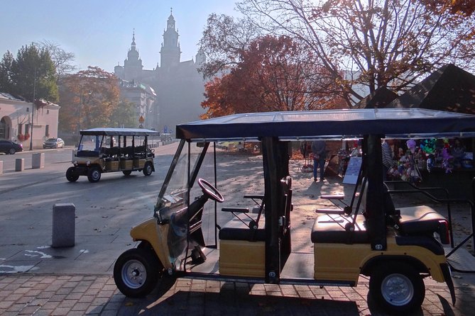 Krakow Grand City Tour by golf cart - All 3 districts - Starting near Florian Gate at Plac Jana Matejki