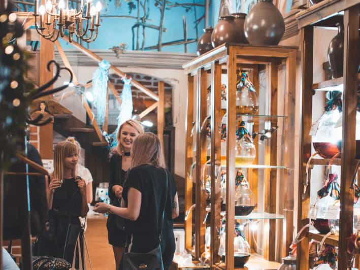 Kraków: Guided Vodka Tour with Food and Drink Tastings - Pierogi at the finish, sweet and savory