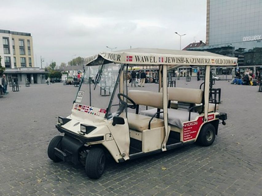 Krakow: Jewish Quarter and Schindler Factory by Golf Car - A short ride through Krakow’s hardest stories