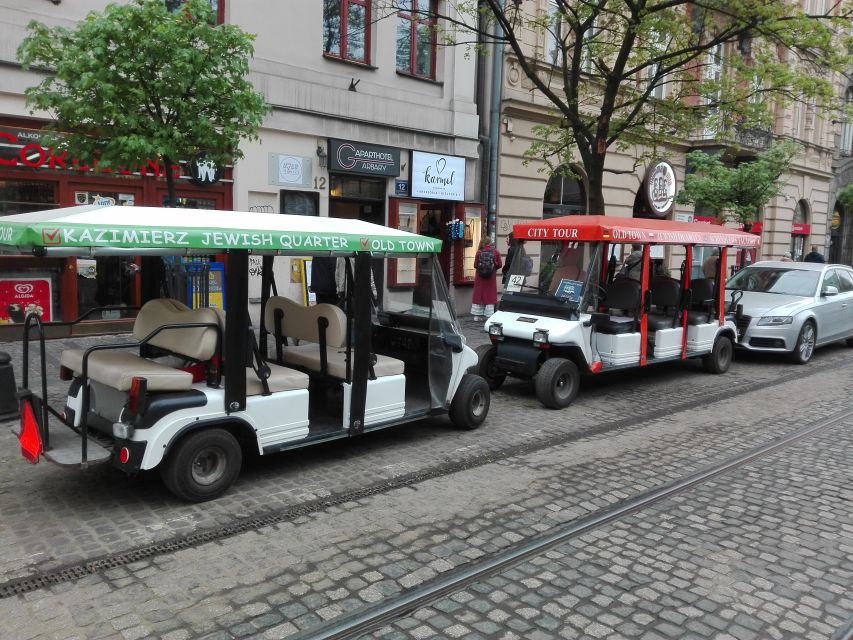 Krakow: Jewish Quarter and Schindler Factory by Golf Car - What the guides add to the ride