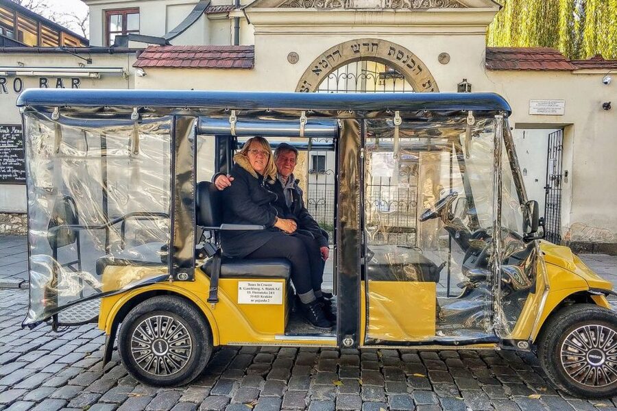 Krakow: Kazimierz by Golf Cart and Schindler's Factory Tour - Starting at Mikołaja Zyblikiewicza Street
