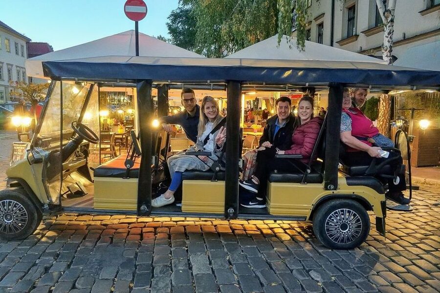 Krakow: Kazimierz by Golf Cart and Schindler's Factory Tour - Crossing into Podgórze and the former ghetto