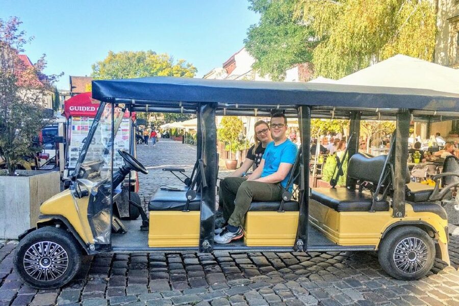 Krakow: Old Town, Ghetto, and Kazimierz Golf Cart Tour - Planty park and the city’s smaller streets