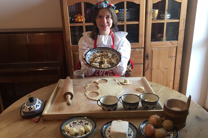 Krakow Pierogi Cooking Class with Market Visit & Home-Cooked Meal - Beginning with cheese, pickles, and Polish conversation