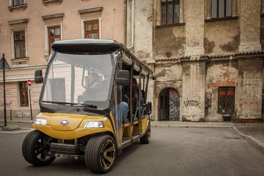 Krakow: Regular Extended City Sightseeing Tour By Golf Cart - Krakow’s Main Square and the heart of the Old Town